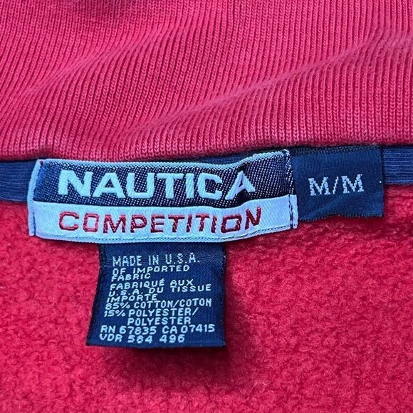 Vintage 90s Nautica Competition Made In USA Medium - Picture 4 of 5